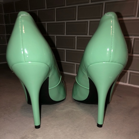 Mark Fisher mint green stilettos - Picture 4 of 6